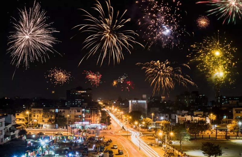 New year celebrations at Puducherry