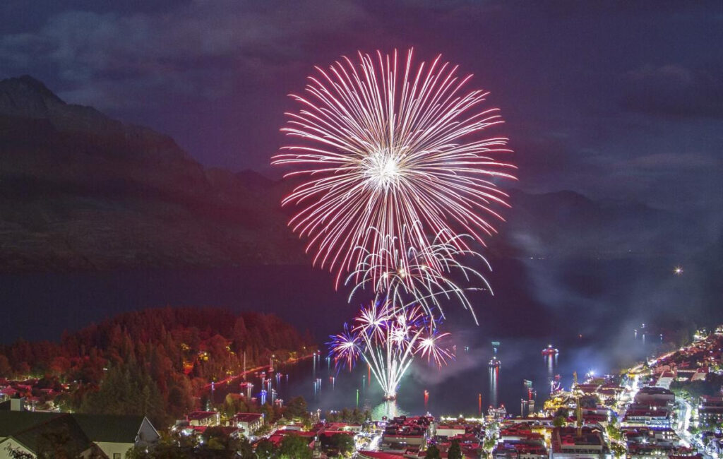 Queenstown, New Zealand new year